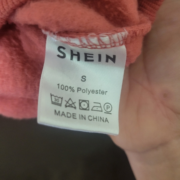 Rust Hoodie with Heart Design - Picture 2 of 2